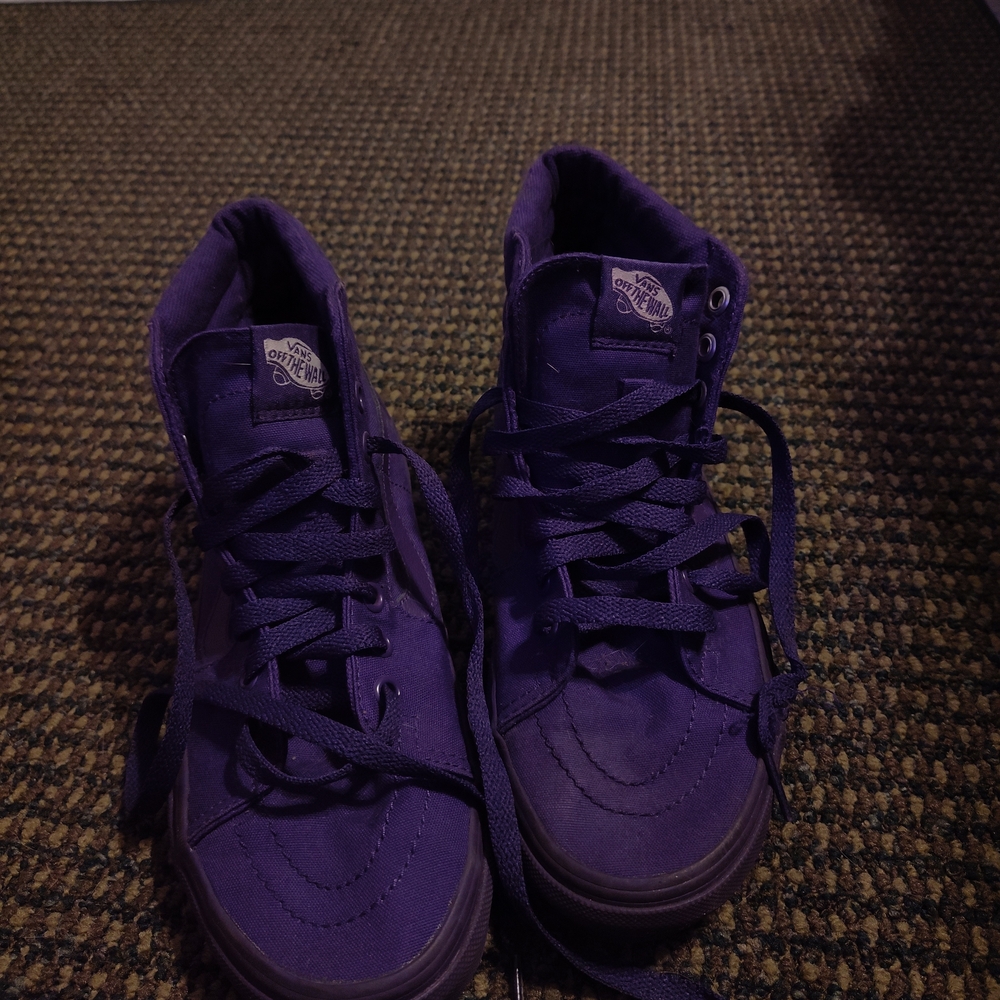 Converse Purple High-Top Sneakers